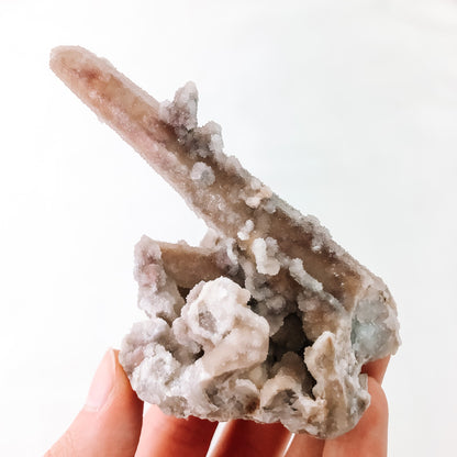 Spirit fairy quartz witches finger druzy cluster crystal