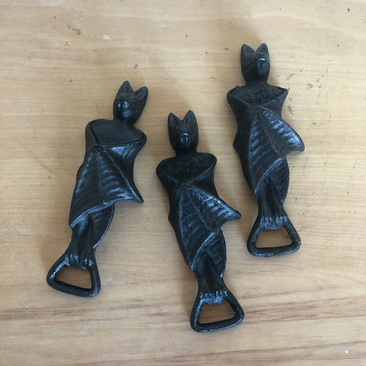 Dracula Bat cast iron bottle opener