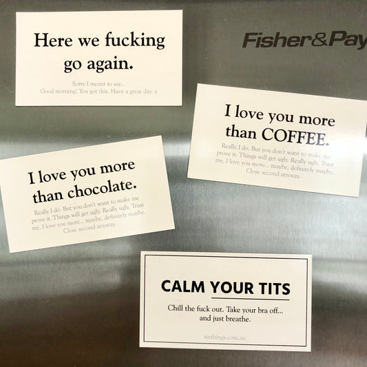 Funny naughty fridge magnet