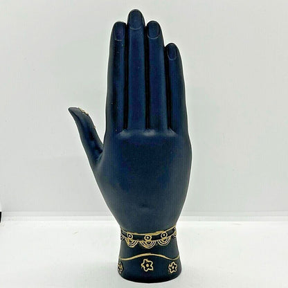 Sun moon zodiac palm hand statue