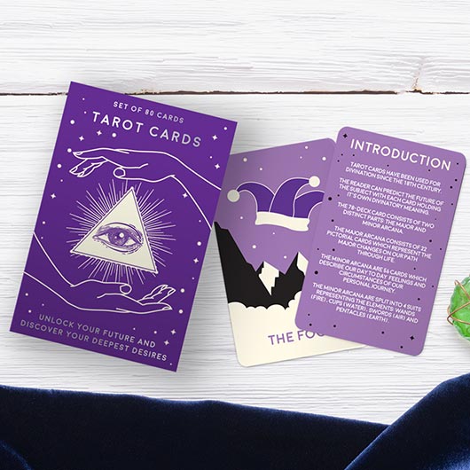 Tarot reading card set 80 cards