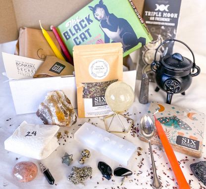 Witchy Crystal Christmas countdown / xmas advent calendar gift box - limited edition