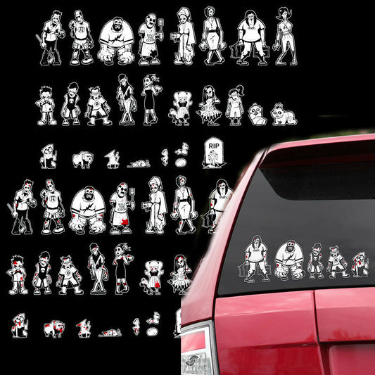 Walking dead zombie car sticker - Six Things
